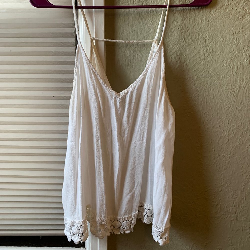 Off-White Daisy Tank Top